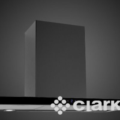 Prosty okap BLACK SLIM W Ciarko