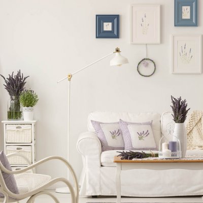 Salon w stylu prowansalskim